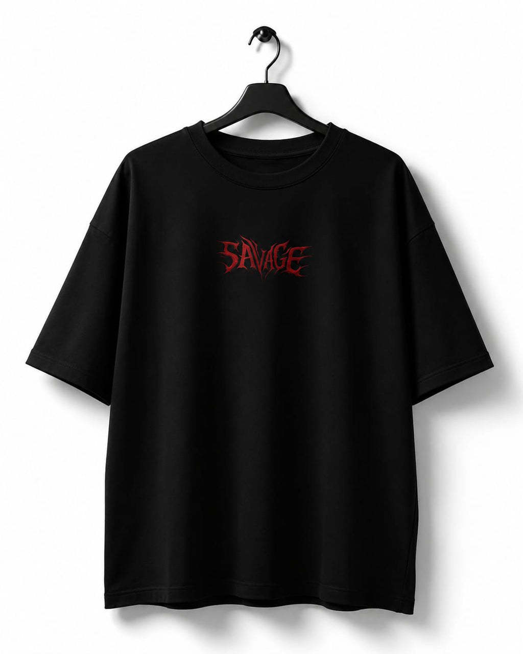 Playera Oversize con diseño Savage