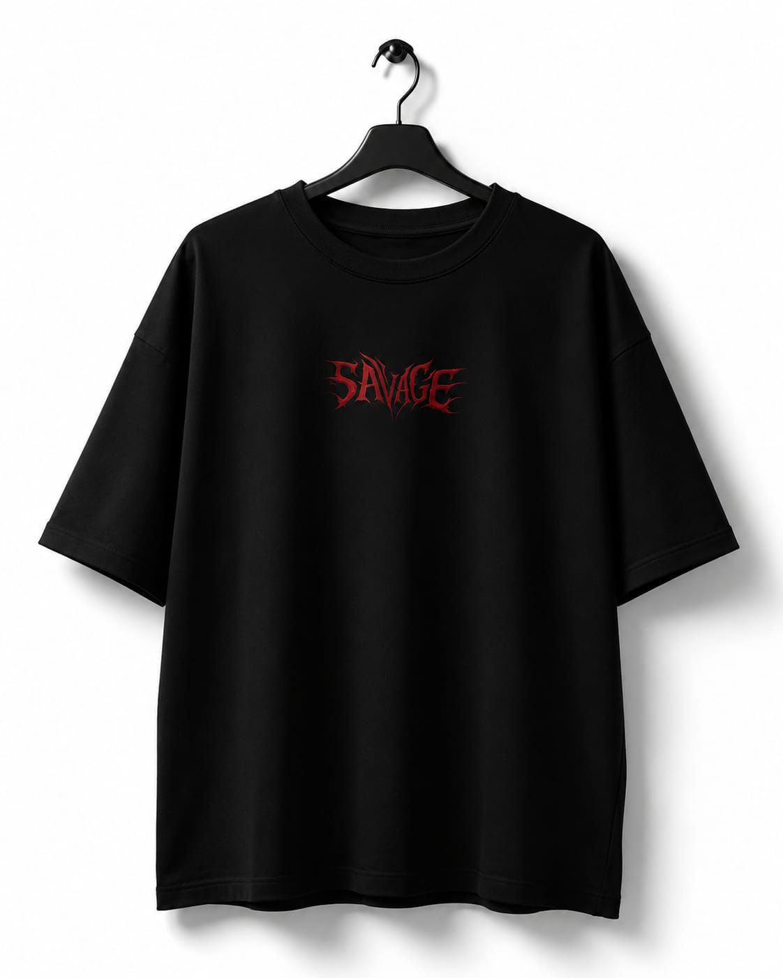 Playera Oversize con diseño Savage